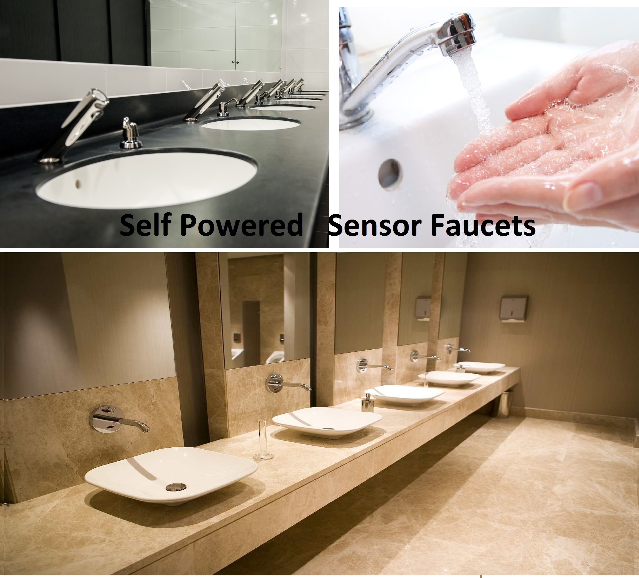 Bath Sink Fontana Self Power Motion Detection Sensor Faucets